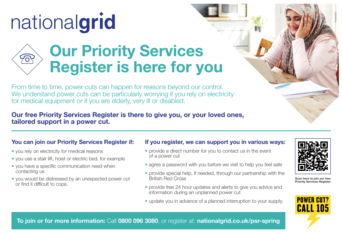 National Grid Priority Services